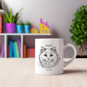 ラグドール猫 コーヒーマグカップ