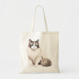 ラグドール猫 トートバッグ
