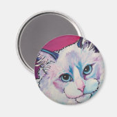 ラグドール猫 マグネット (正面/裏面)