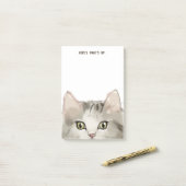 ラグドール猫 |任意の文字 |アップ情報 ポストイット (デスク上)