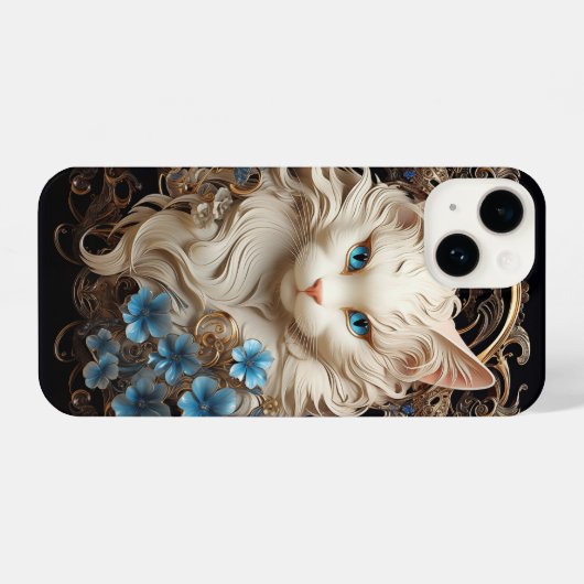 ラグドール猫 iPhoneケース (裏面横)