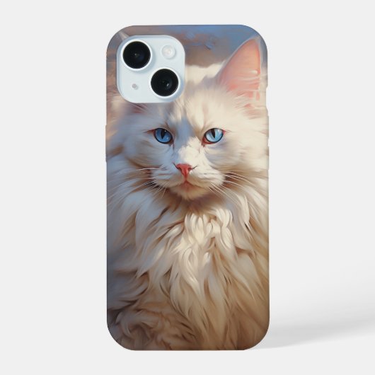ラグドール猫 iPhone 15ケース (裏面)