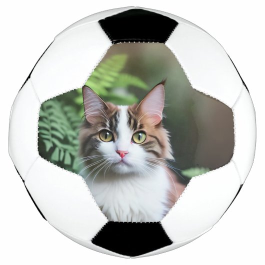 ラグドール猫Lulu The Ragdoll Soccerball サッカーボール (正面)