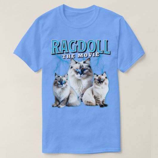 ラグドール・キャット・ザ・ムービー Tシャツ (デザイン正面)