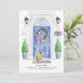 ラグドール·キャット·ブルー·ドアの動き案内 招待状 (スタンド正面)