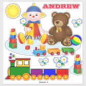 ラグドール、テディベア、トレインオイ伝統的ティ シール (シート)