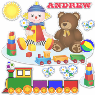 ラグドール、テディベア、トレインオイ伝統的ティ シール