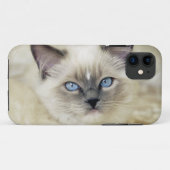 ラグドール+子猫 Case-Mate iPhoneケース (裏面(横))