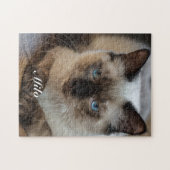 ラグドール 猫の写真入り 名前入り オーダーメイド ジグソーパズル (横)