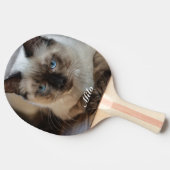 ラグドール 猫の写真 名前入り オリジナルグッズ 卓球ラケット (横)