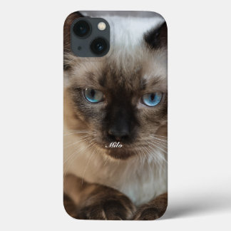 ラグドール 猫の写真 名前入り オーダーメイド iPhone 13ケース