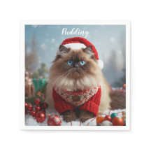 ラグドール 猫 クリスマス オリジナルプリント 