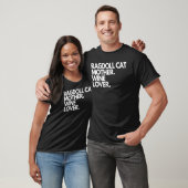 ラグドール 猫 ママ ワイン Tシャツ (ユニセックス)