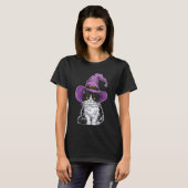 ラグドール 猫 魔女 ハロウィン Tシャツ (正面フル)