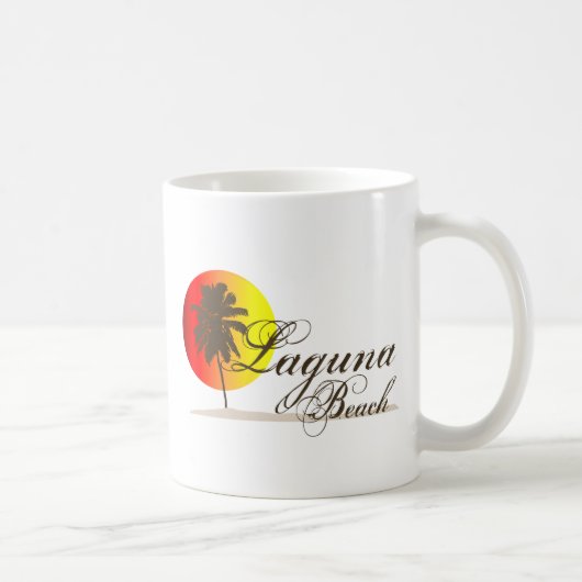 ラグナのビーチカリフォルニア コーヒーマグカップ (右)