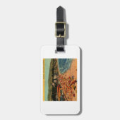 ラグナのビーチ、カリフォルニアヴィンテージ ラゲッジタグ (正面縦)