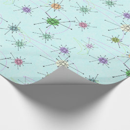 ラグナのモダンな青 ラッピングペーパー