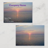 ラグナの日没の名刺 名刺 (正面/裏面)