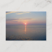 ラグナの日没の名刺 名刺 (裏面)