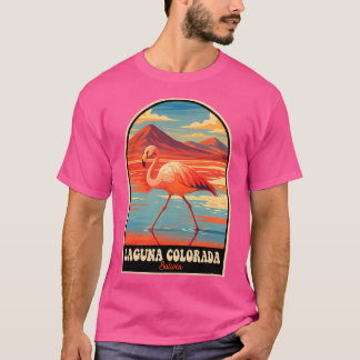 ラグナコロラダボリアフラミンゴデザートヴィンテージTr Tシャツ