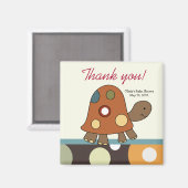 ラグナタートルベビーシャワーフェイスマグネット マグネット (正面/裏面)