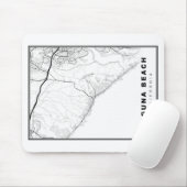 ラグナビーチの地図 マウスパッド (マウス)