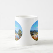 ラグナビーチオレンジカウンティカリフォルニアヴィンテージ コーヒーマグカップ (中央)