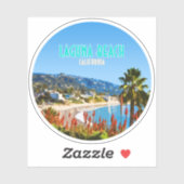 ラグナビーチオレンジカウンティカリフォルニアヴィンテージ シール (シート)