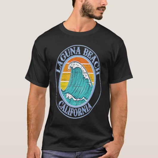 ラグナビーチカリフォルニアウェーブズ Tシャツ (正面)