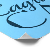 ラグナビーチカリフォルニアヴィンテージトラベル ポスター (角)