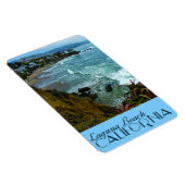 ラグナビーチカリフォルニアヴィンテージ旅行ポスター マグネット (右側)