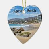 ラグナビーチホリデイハート セラミックオーナメント (左)