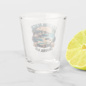 ラグナビーチレトロヴィネット ショットグラス (裏面)