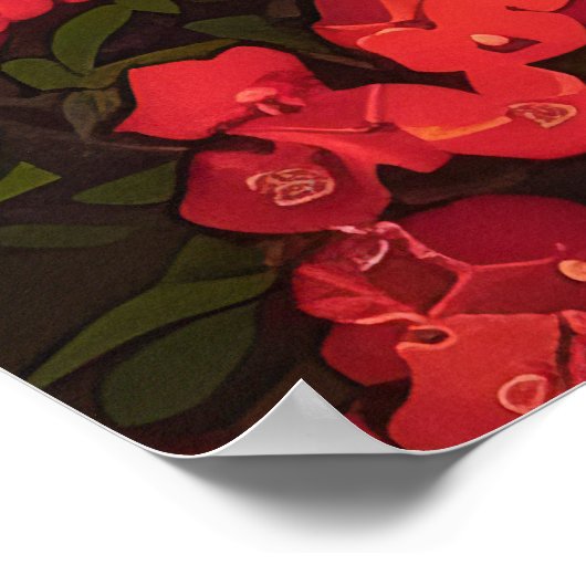 ラグナビーチ，カリフォルニア州抽象芸術アートポスター ポスター (角)