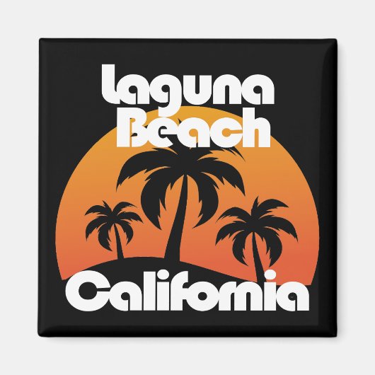 ラグナビーチ，カリフォルニア マグネット (正面)