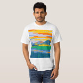 ラグナ湖 Tシャツ (正面フル)