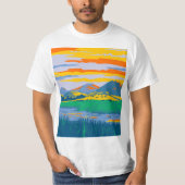 ラグナ湖 Tシャツ (正面)