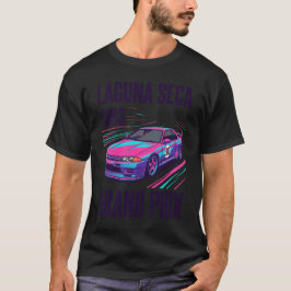 ラグナ・セカ 1993 ビンテージ グランプリ レース ポスター Tシャツ
