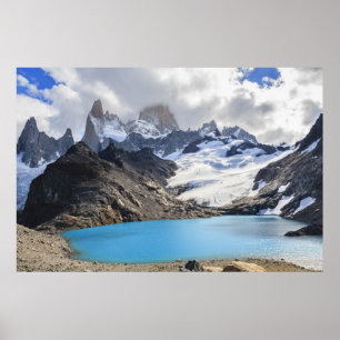 ラグナDe Los TresのLos Glaciaresの国立公園 ポスター