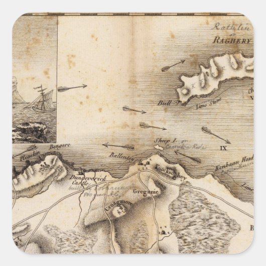 ラグハーリー・アントリム スクエアシール (正面)