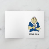 ラグビおもしろいー誕生日カード カード (内部)