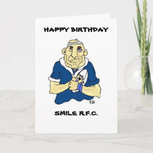 ラグビおもしろいー誕生日カード カード
