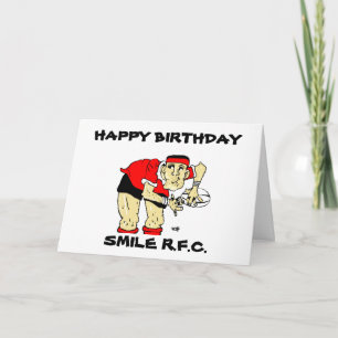 ラグビおもしろいー誕生日カード カード