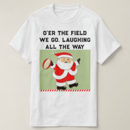 ラグビーおもしろいグ・クリスマス Tシャツ