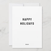 ラグビーおもしろいスポーツのクリスマスカード シーズンカード (裏面)