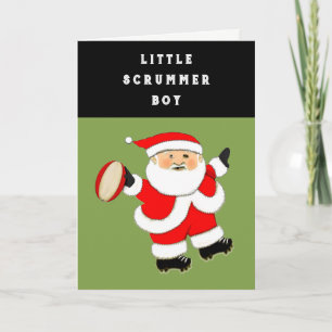 ラグビーおもしろクリスマスカード シーズンカード