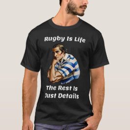 ラグビーがライフユニセックス- Rugby T-Shirt Tシャツ