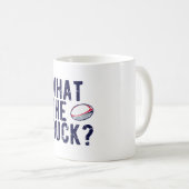 ラグビーがラック·ラグビー選手の贈り物を口にする コーヒーマグカップ (正面右)