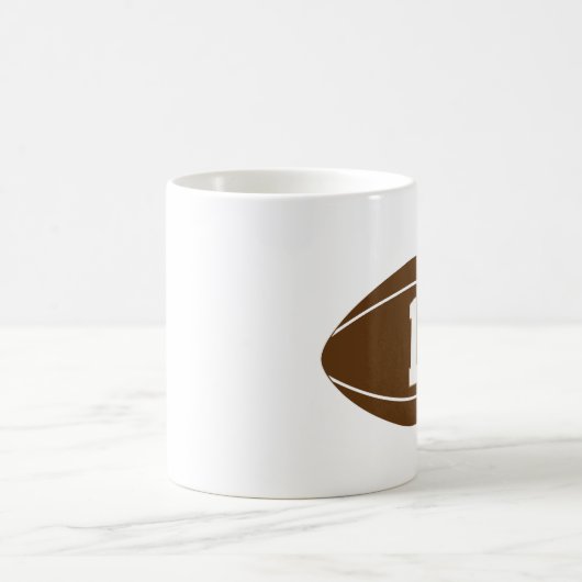 ラグビーのジャージーの第11ギフトのアイディア コーヒーマグカップ (中央)