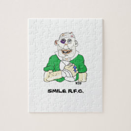 ラグビーのデザイン ジグソーパズル